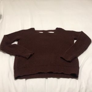 Maroon sweater
